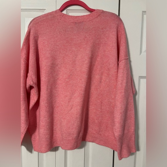 Vince Camuto Hot Pink Crew Neck Sweater - Picture 5 of 5